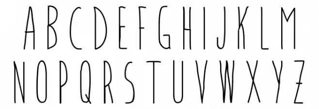BookendsWithAccents Schriftart Groß
