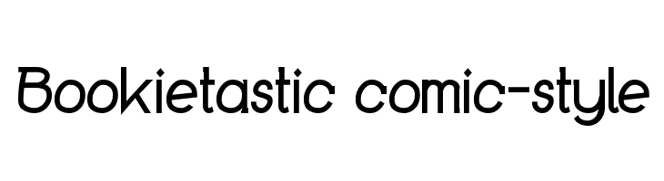 Bookietastic comic-style  Fuentes Gratis Descargar
