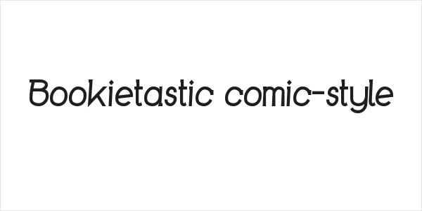 Bookietastic comic-style Logo