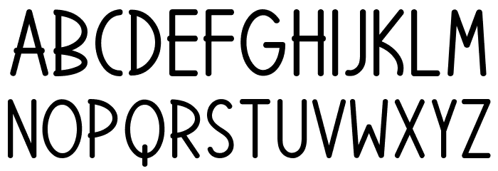 Bookish Font LOWERCASE