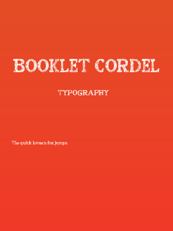 Booklet Cordel Poster