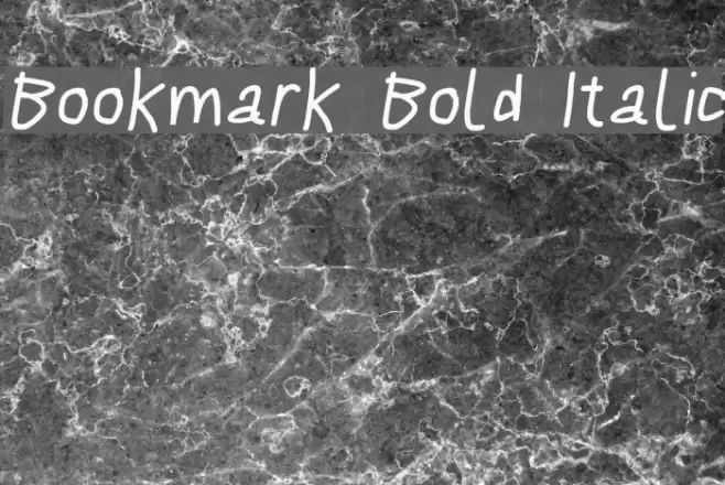 Bookmark Bold Italic examples