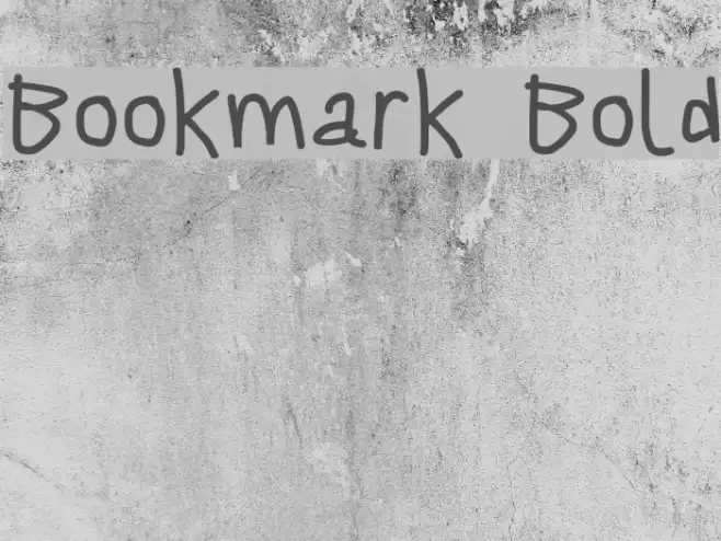 Bookmark Bold examples