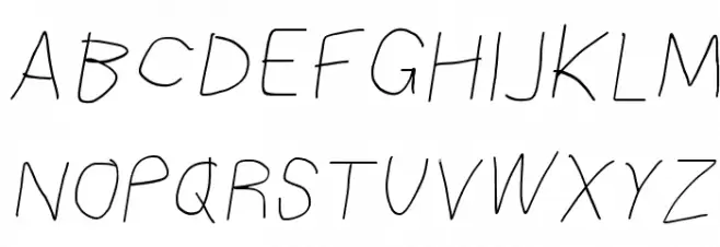 Bookmark Light Italic 字体 大写