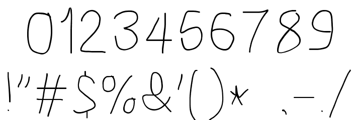 Bookmark Light Font OTHER CHARS