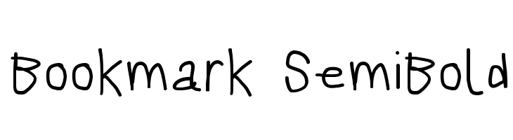 Bookmark SemiBold Font