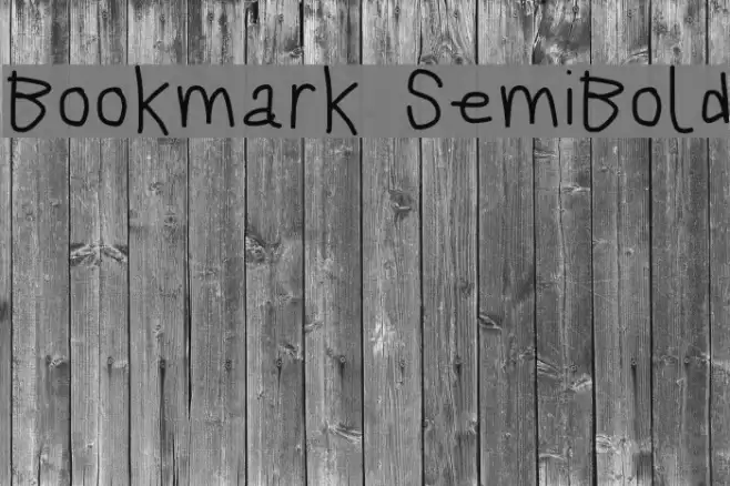 Bookmark SemiBold Example 2