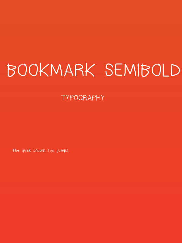 Bookmark SemiBold Poster
