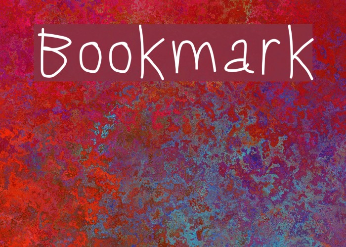 Bookmark Font examples