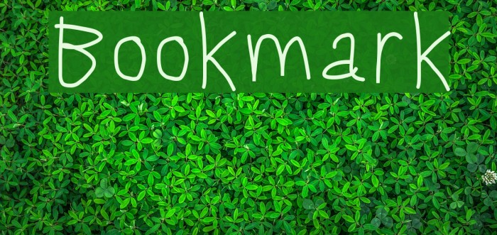 Bookmark Font examples