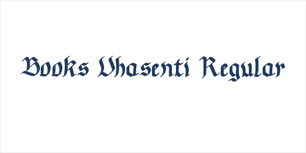 Books Vhasenti Regular Logo