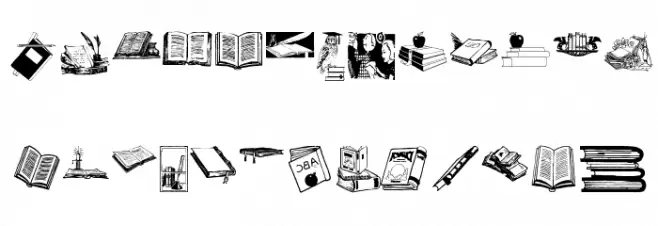 BooksBats फ़ॉन्ट लोअरकेस