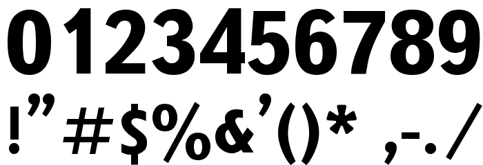 Bookvar Bold Font OTHER CHARS