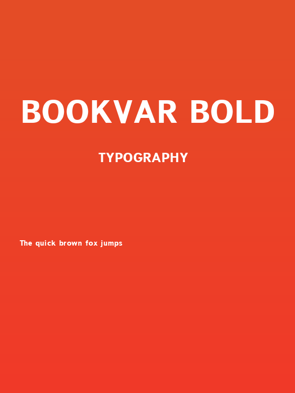 Bookvar Bold Poster