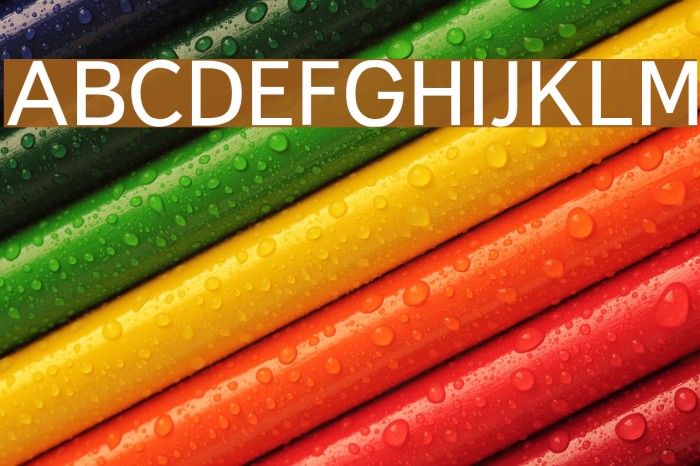 Bookvar Font examples