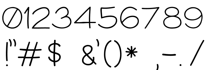 Bookworm Font OTHER CHARS