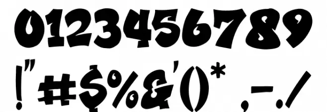 Boom Boom Regular Font OTHER CHARS