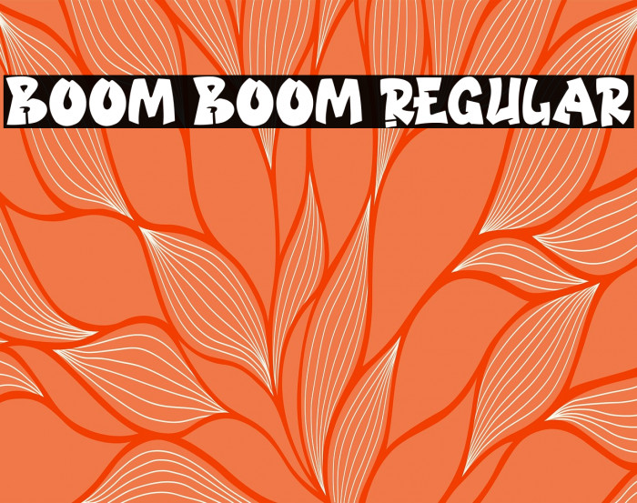 Boom Boom Regular Example 2