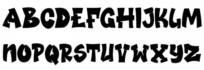 Boom Boom Regular Font LOWERCASE