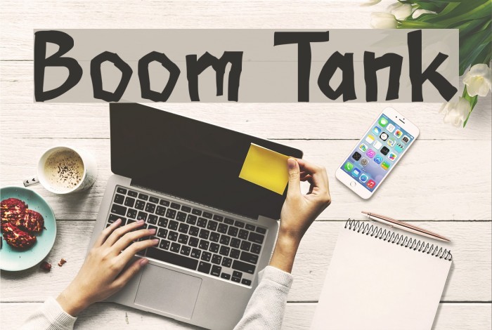 Boom Tank Шрифта examples