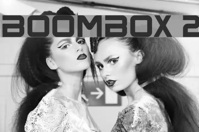 BoomBox 2 Font examples