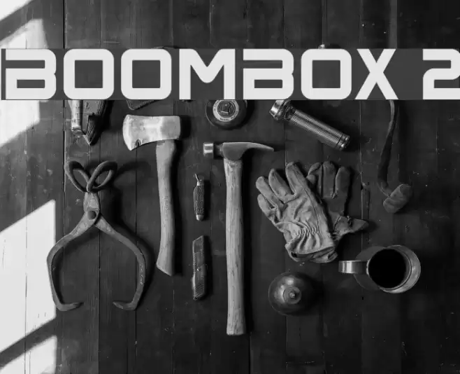 BoomBox 2 Font examples