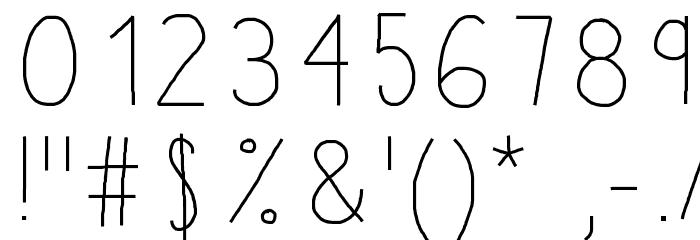 BoomClapAC Font OTHER CHARS