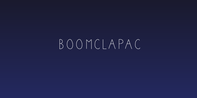 BoomClapAC Social Header