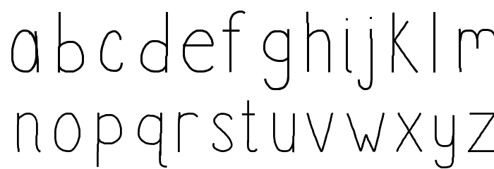 BoomClapAC Font LOWERCASE