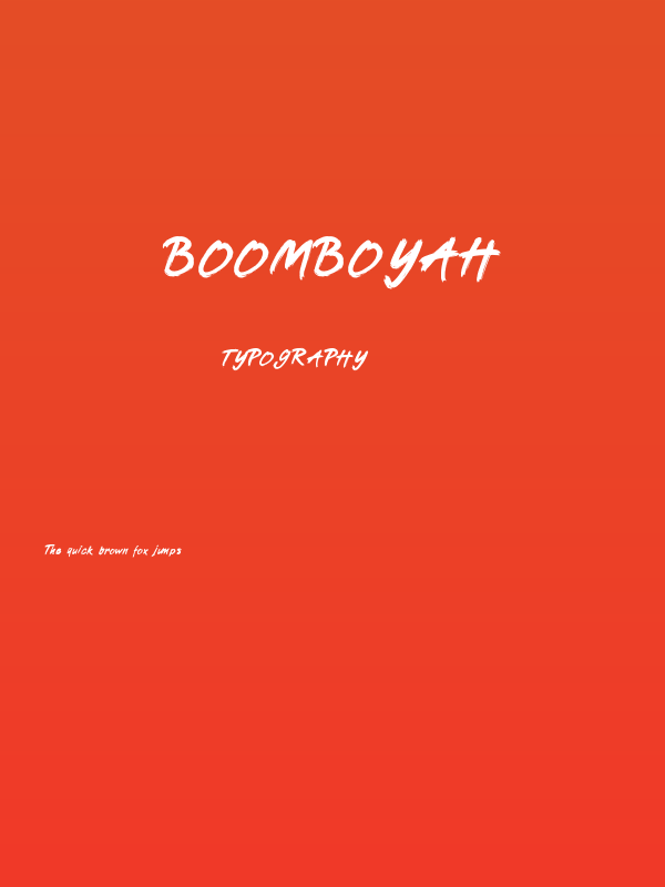 Boomboyah Poster