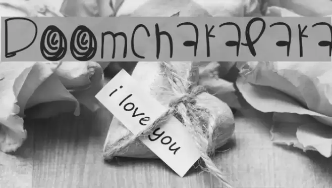 Boomchakalaka Font examples
