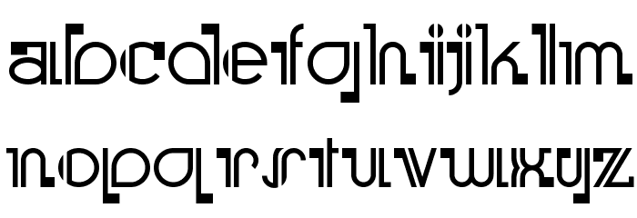 Boomer Ingue NF Font LOWERCASE