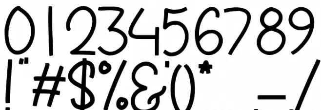 Boomer Smooch Font OTHER CHARS