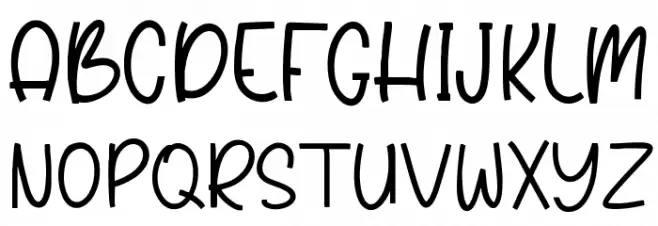 Boomer Smooch Schriftart Groß