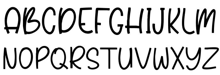 Boomer Smooch Font LOWERCASE
