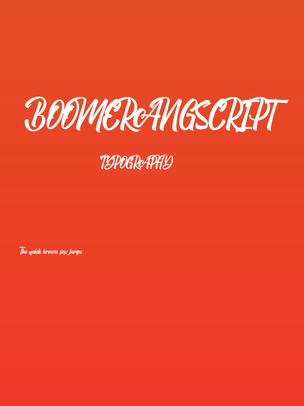 BoomerangScript Poster