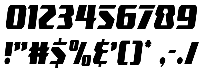Boomhauer Condensed Font OTHER CHARS