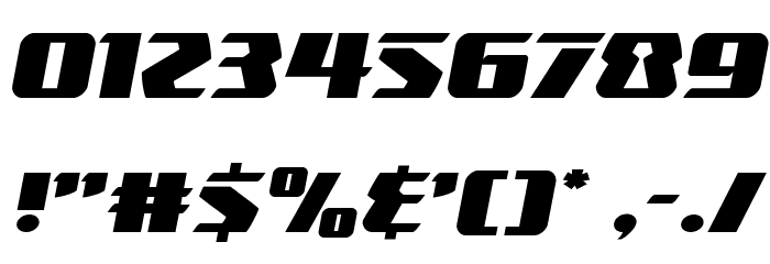 Boomhauer Expanded Font OTHER CHARS