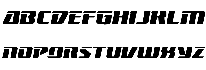 Boomhauer Expanded Font LOWERCASE