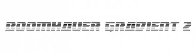 Boomhauer Gradient 2  Frei Schriftart Herunterladen