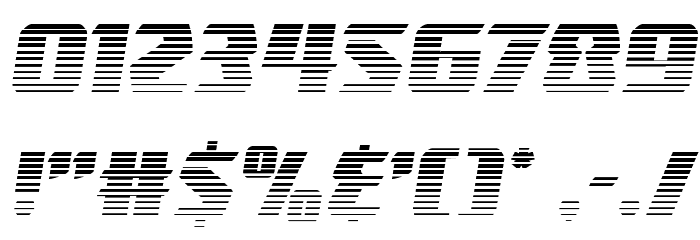 Boomhauer Gradient 2 Font OTHER CHARS