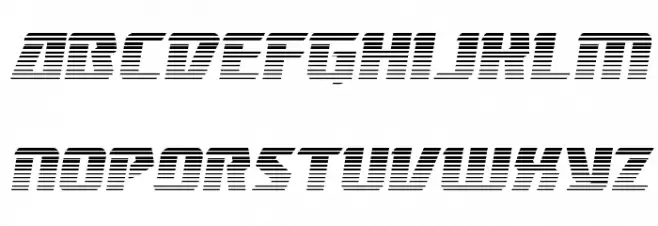 Boomhauer Gradient 2 Schriftart Groß