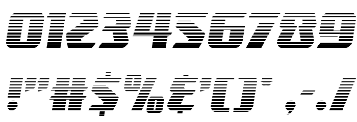 Boomhauer Gradient Font OTHER CHARS