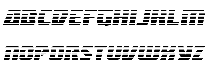 Boomhauer Gradient Font LOWERCASE