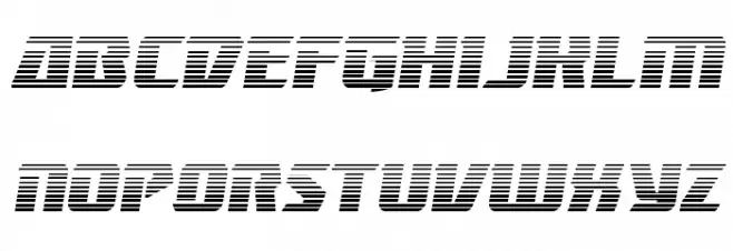 Boomhauer Gradient Шрифта строчной