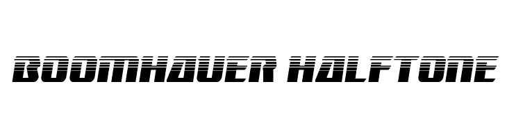 Boomhauer Halftone  baixar fontes gratis
