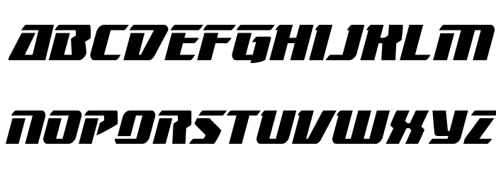 Boomhauer Italic Font LOWERCASE