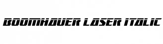 Boomhauer Laser Italic  font caratteri gratis