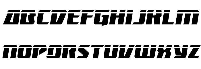 Boomhauer Laser Font LOWERCASE