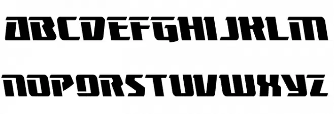 Boomhauer Leftalic Schriftart Groß